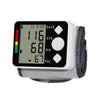 Automatic LCD Display Wrist Blood Pressure Monitor Heart Beat Meter Gray