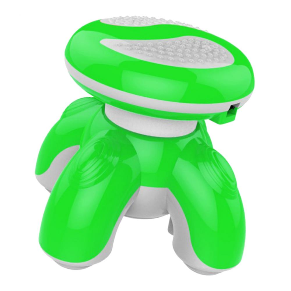 USB Mini Electric Vibrating Head Neck Massager Full Body Massage Tools Green