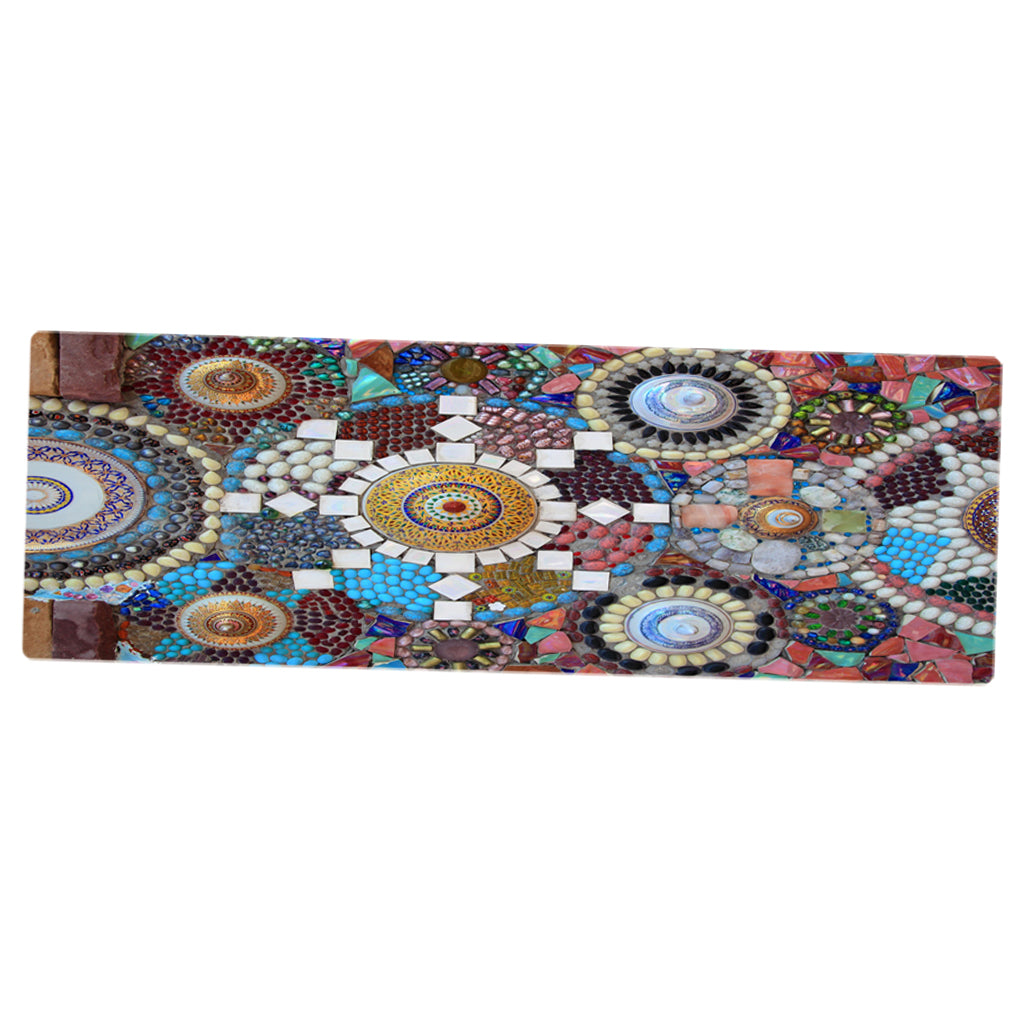 3D Colorful Pebble Digital Printed Floor Mat Ground Blanket f/ Home 40x120cm