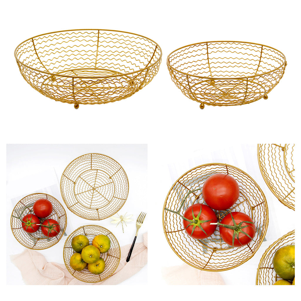 Creative Hollow Vegetable Fruit Snacks Plate Storage Baskets Home Decor L