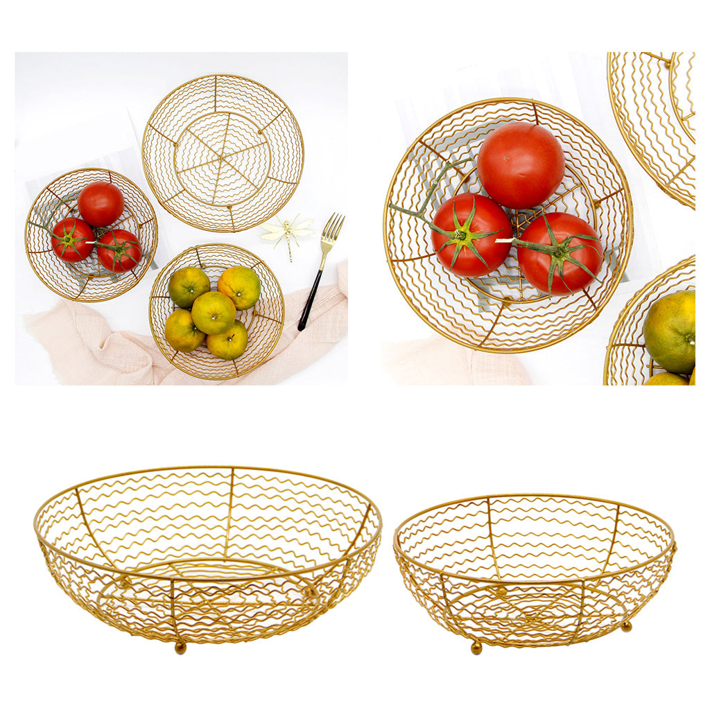 Creative Hollow Vegetable Fruit Snacks Plate Storage Baskets Home Decor L