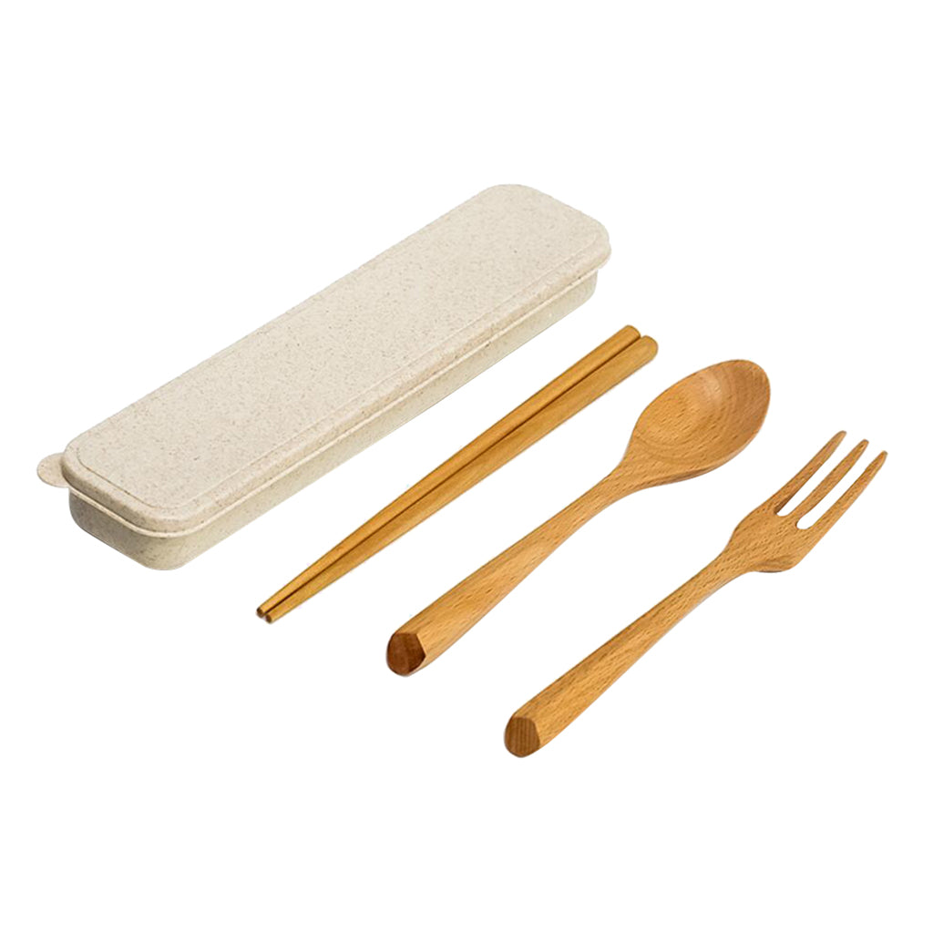 Wooden Fork Wooden Spoon Wooden chopsticks with Box