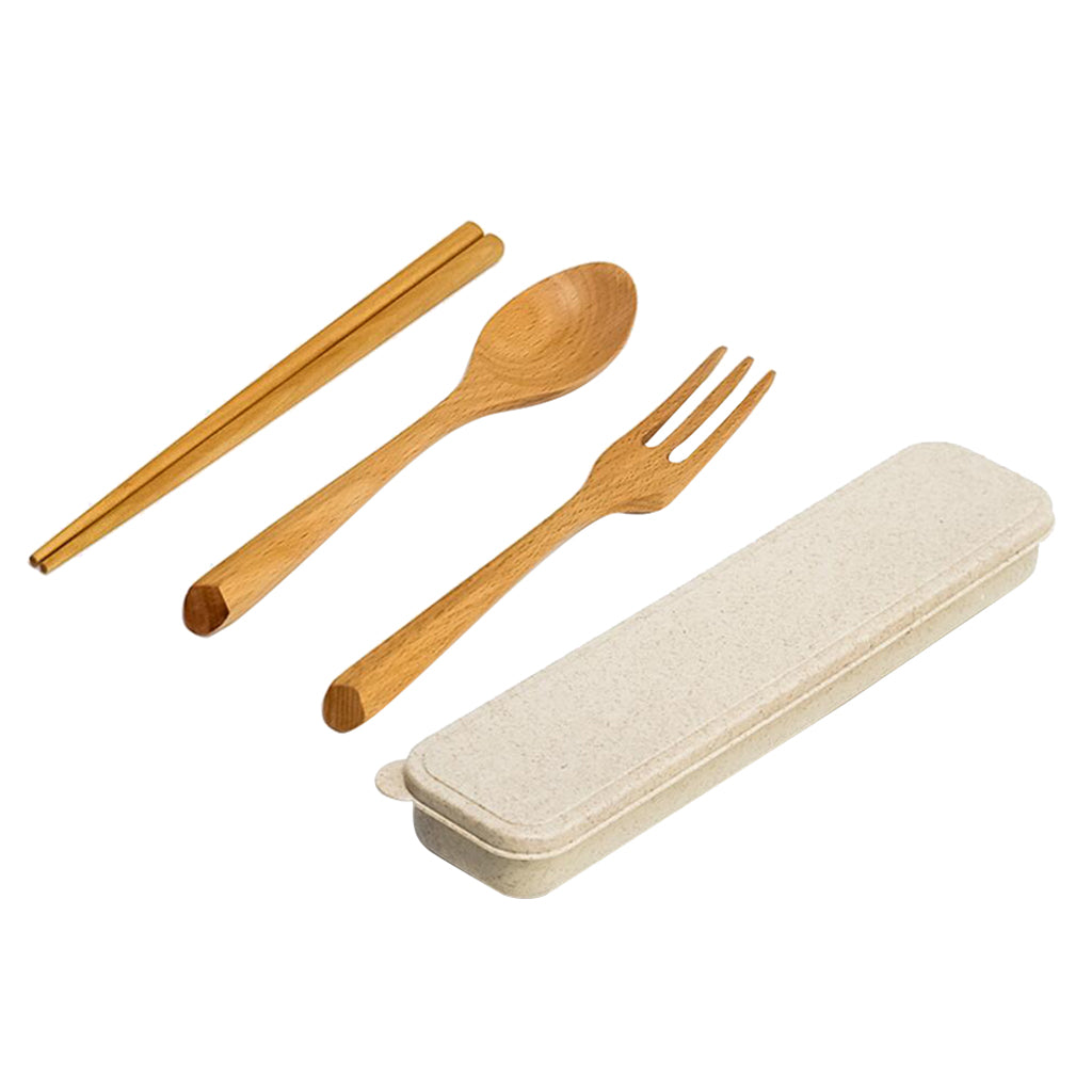 Wooden Fork Wooden Spoon Wooden chopsticks with Box