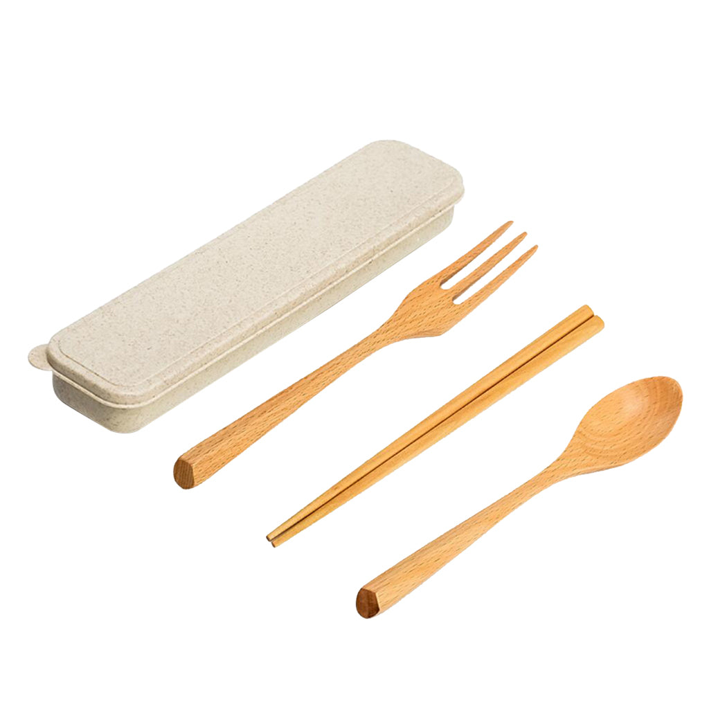 Wooden Fork Wooden Spoon Wooden chopsticks with Box