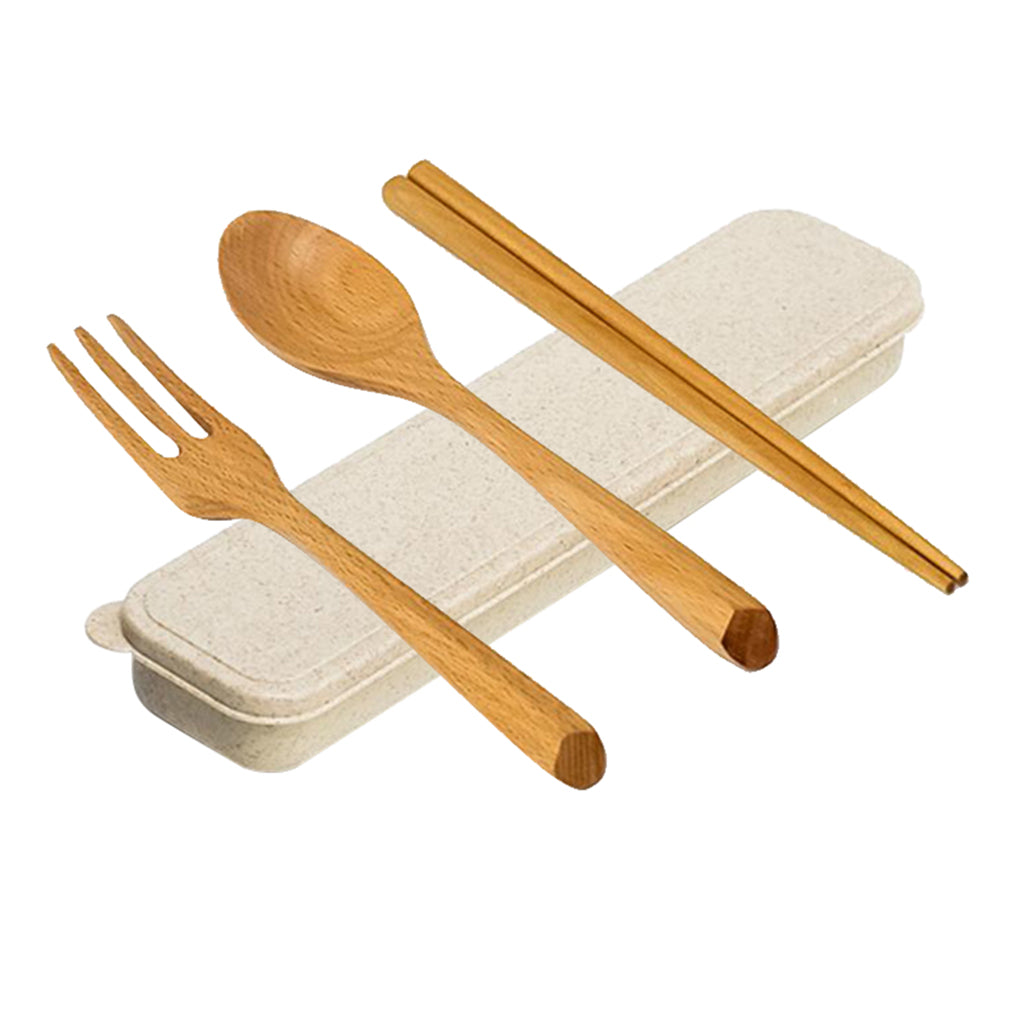 Wooden Fork Wooden Spoon Wooden chopsticks with Box