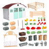 Load image into Gallery viewer, Simulation Farm Model Plastic House Fruits Vegetables Fence Gate Toy Playset