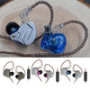 BA+DD In Ear Earphone Hybrid Headset HIFI Noise Cancelling Earbuds Black