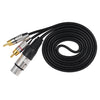 XLR 3Pin Female to 2RCA Male Jack Speaker Audio SplitterCable Connector 5M