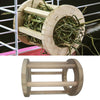 Rabbit Hay Feeder Rack Wooden Hay Manger Food Dispenser for Guinea Pig