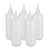 5Pcs 500ml Empty Hair Dye Applicator Lotion Cream Pigment Paint Bottles Clear