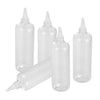 5Pcs 500ml Empty Hair Dye Applicator Lotion Cream Pigment Paint Bottles Clear