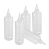 5Pcs 500ml Empty Hair Dye Applicator Lotion Cream Pigment Paint Bottles Clear