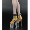 Load image into Gallery viewer, ZYTOYS 1:6 High Heel Clear Bottom for Sideshow 12inch Figures Doll Parts Golden