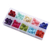 100pcs Colorful Flower Loose Beads DIY Jewelry Embellishments Beading Crafts