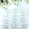 Acrylic Table Number Sign Wedding Reception Birthday Party Decoration Silver