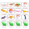 16pcs Realistic Marine Biological Plastic Character Action Figures Model Toy