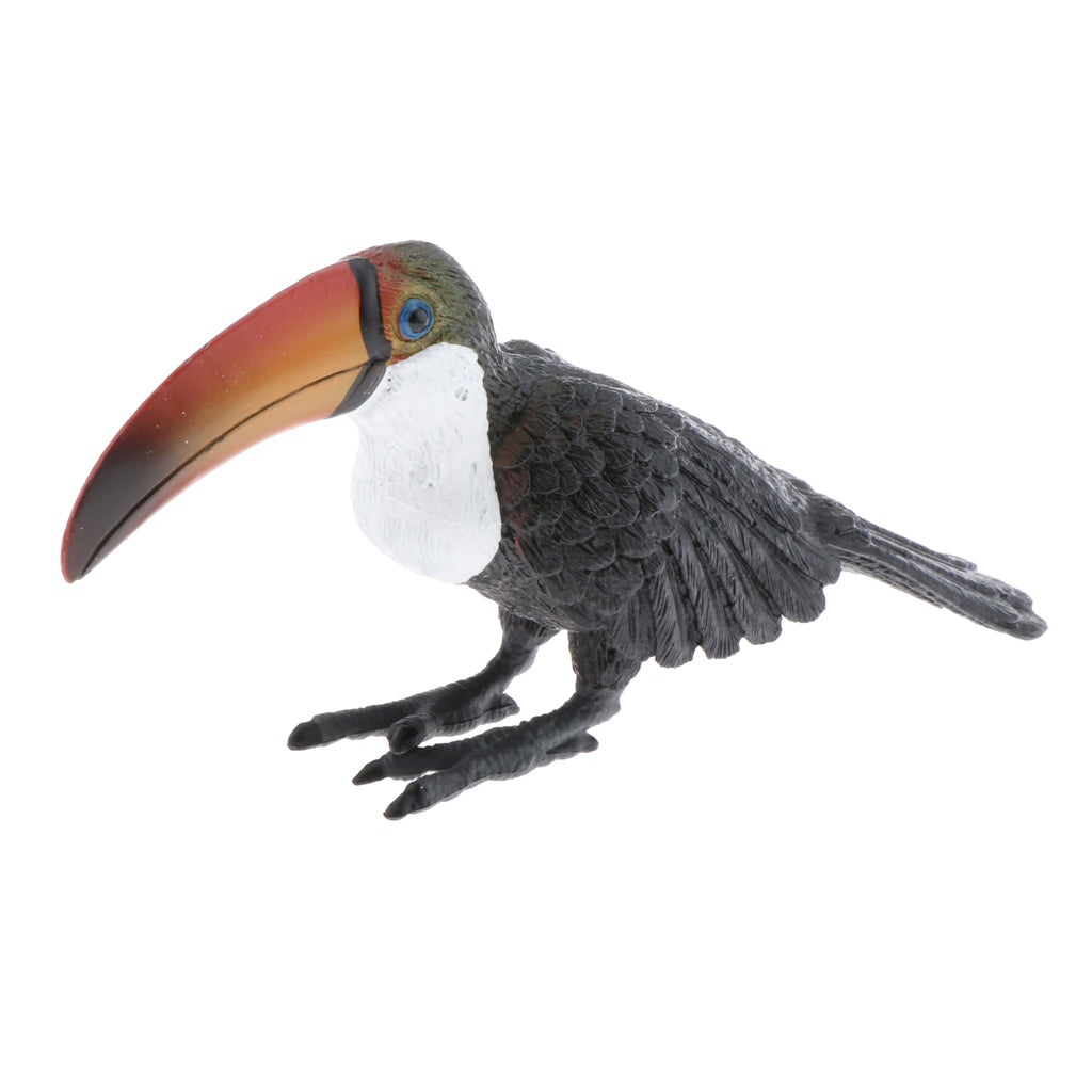 Static Animal Model Action Figure Toy for Kids and Adults Large Toucan