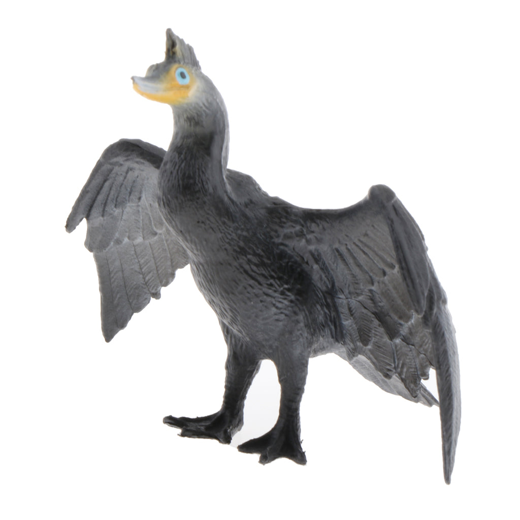 Static Animal Model Action Figure Toy for Kids and Adults Cormorant