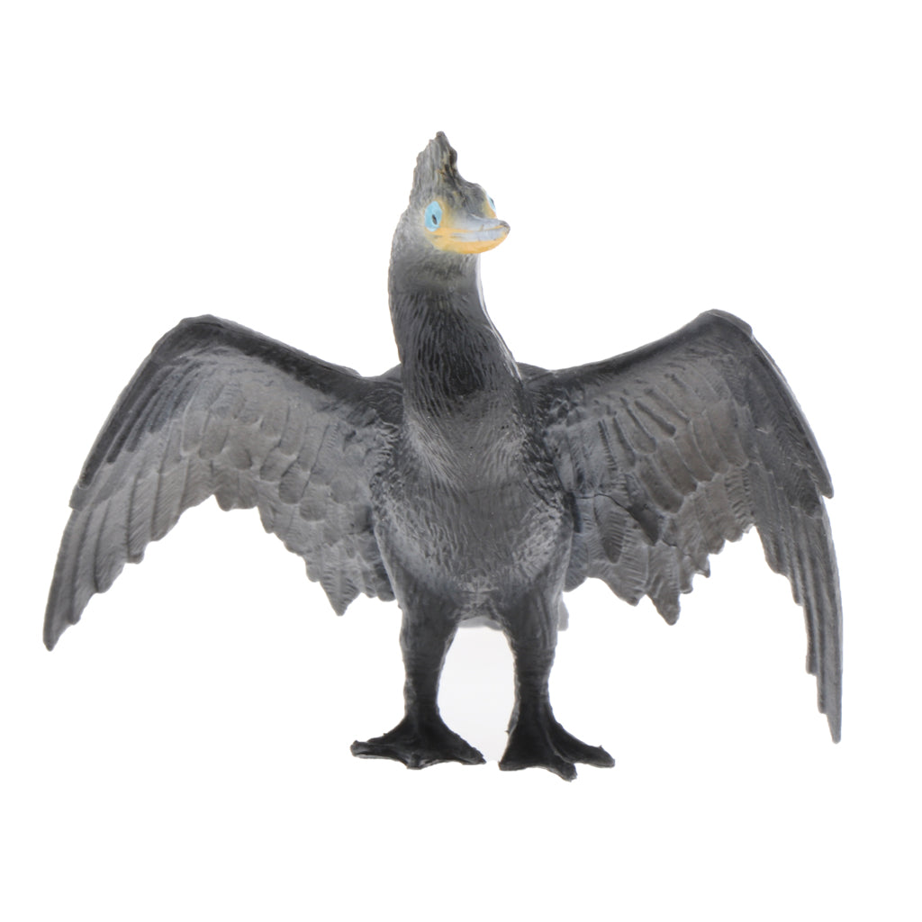Static Animal Model Action Figure Toy for Kids and Adults Cormorant