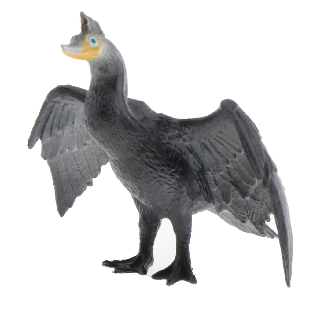 Static Animal Model Action Figure Toy for Kids and Adults Cormorant