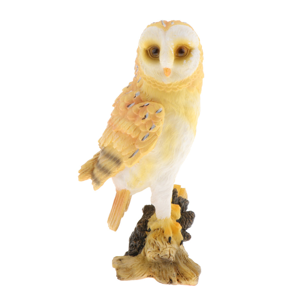Static Animal Model Action Figure Toy for Kids and Adults Barn Owl