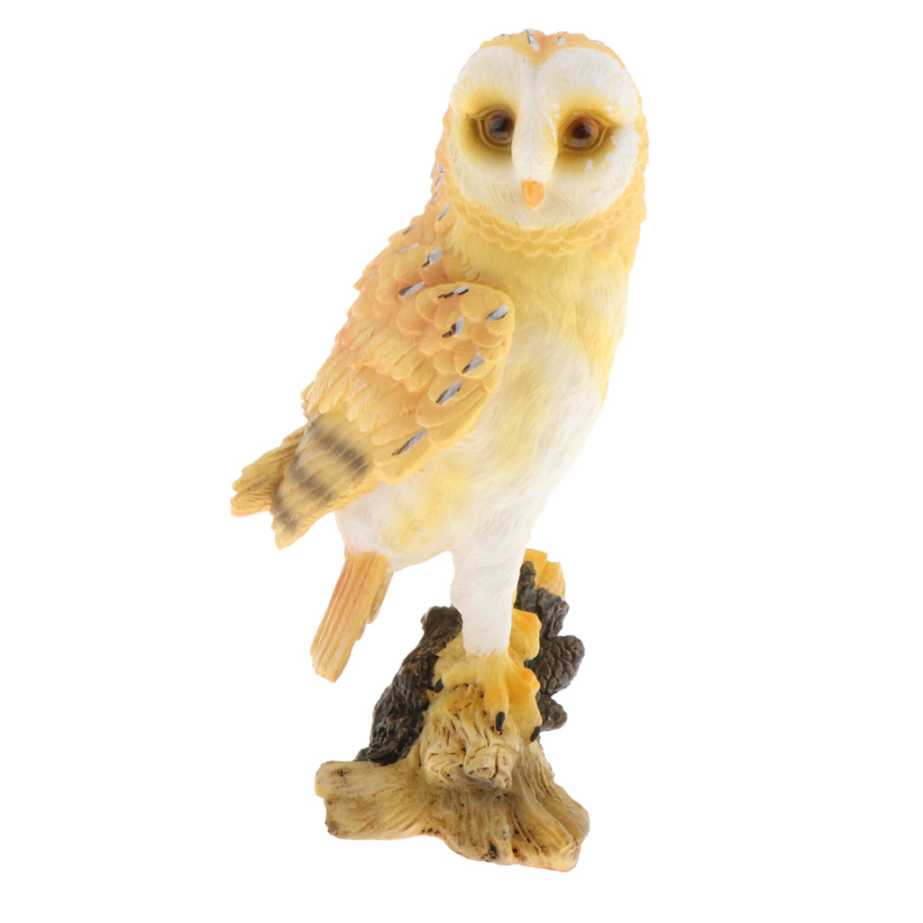 Static Animal Model Action Figure Toy for Kids and Adults Barn Owl