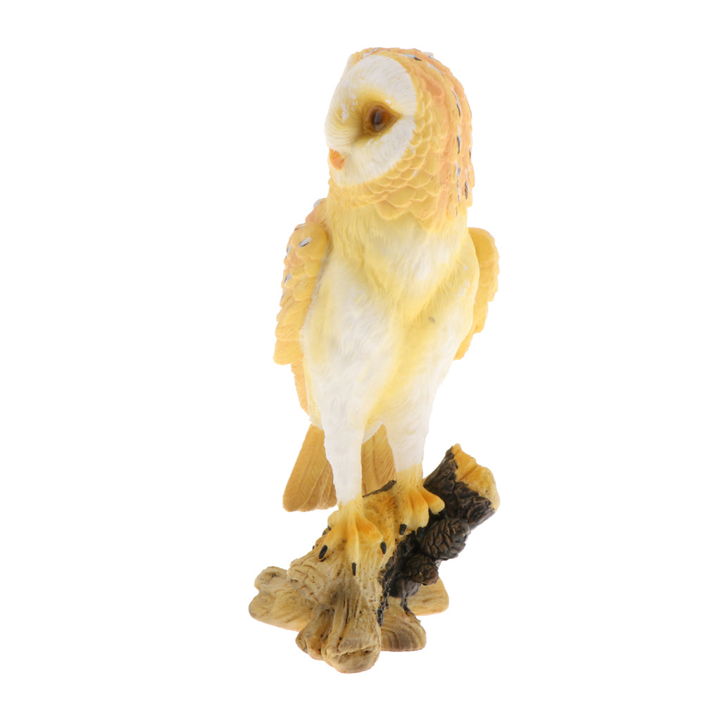 Static Animal Model Action Figure Toy for Kids and Adults Barn Owl