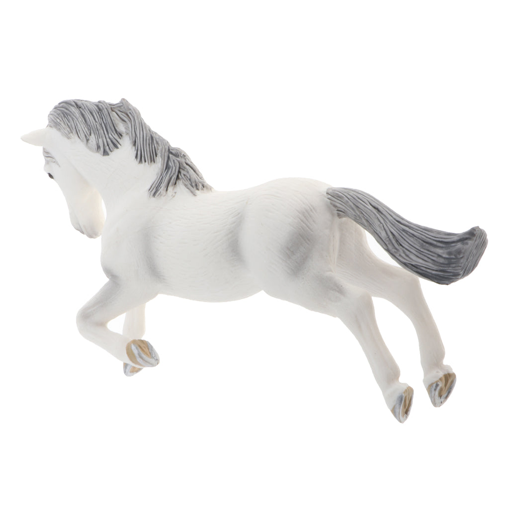 Static Animal Model Action Figure Toy for Kids and Adults Running Horse