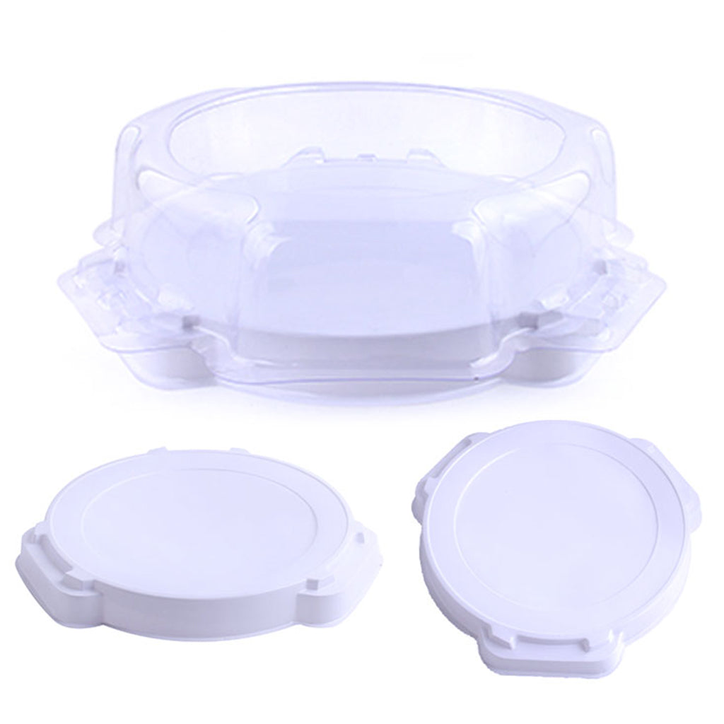 Plastic Burst Gyro Stadium Plate Combat Stadium White