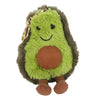 Cute Avocado Doll Keychain Plush Backbag Pendant Green