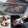 1 Piece Outdoor Camping BBQ Grill Mesh Net Barbecue Grilling Pad Mat L