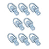 Pack of 8 Anchor Lashing Floor Mount Safe Hauling Capacity Tie Down D Ring