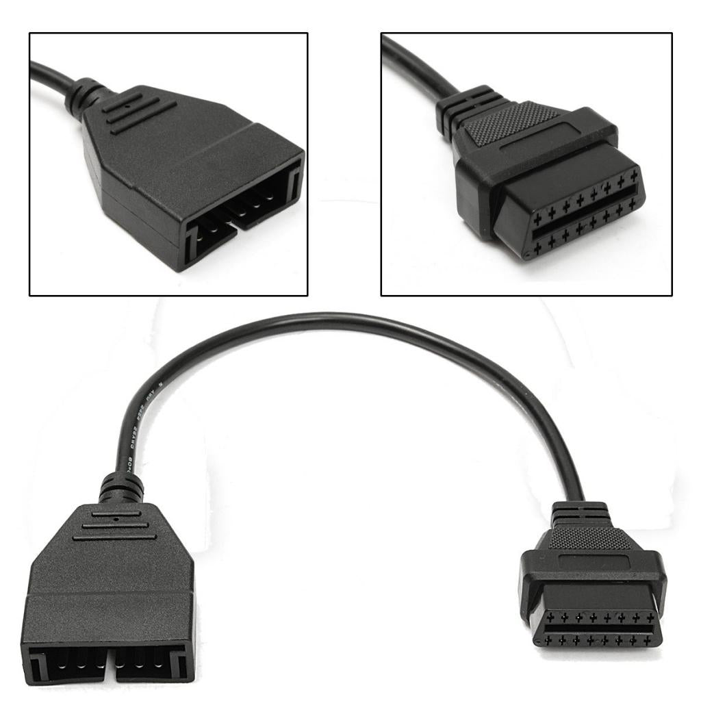 12 Pin OBD1 to 16 Pin OBD2 Convertor Adapter Cable For GM Diagnostic Scanner