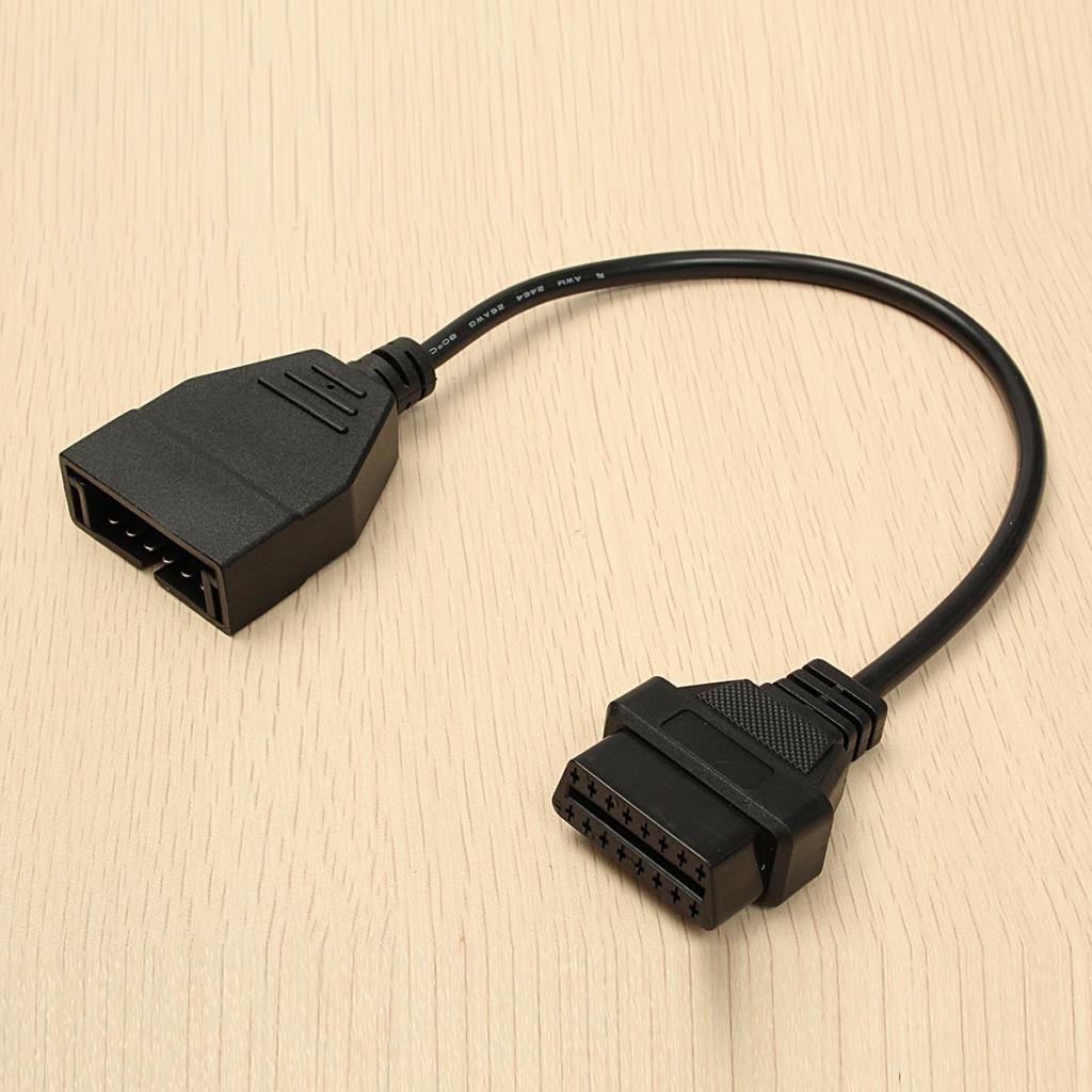 12 Pin OBD1 to 16 Pin OBD2 Convertor Adapter Cable For GM Diagnostic Scanner