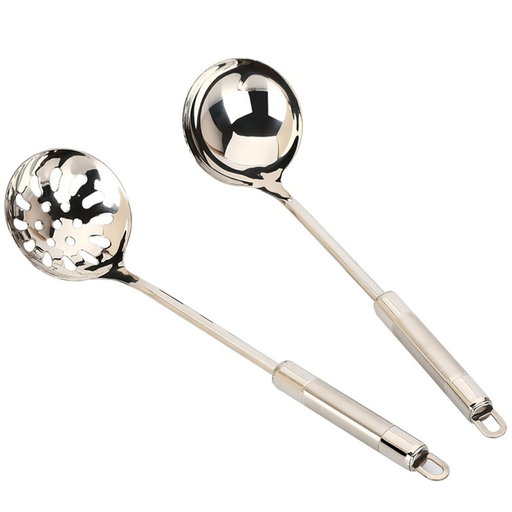 Integral Forming Durable 304 Stainless Steel Soup Ladle Colander