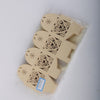 50pcs Wedding Candy Box Heart Laser Cut Candle Lampshade w/ Ribbon Beige