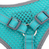 Breathable Mesh Pet Puppy Dog Walking Collar Chest Strap Harness Turquoise M