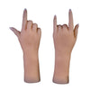 Silicone Women's Mannequin Fake Hands Jewelry Watches Display Manikin Hand