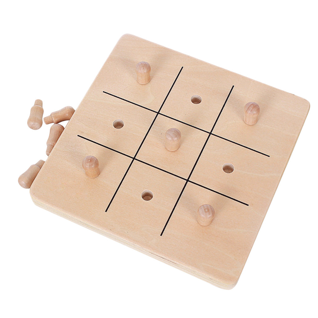 Wooden Peg Board Baby Finger Grasping Toy Playkit Early Education Aids