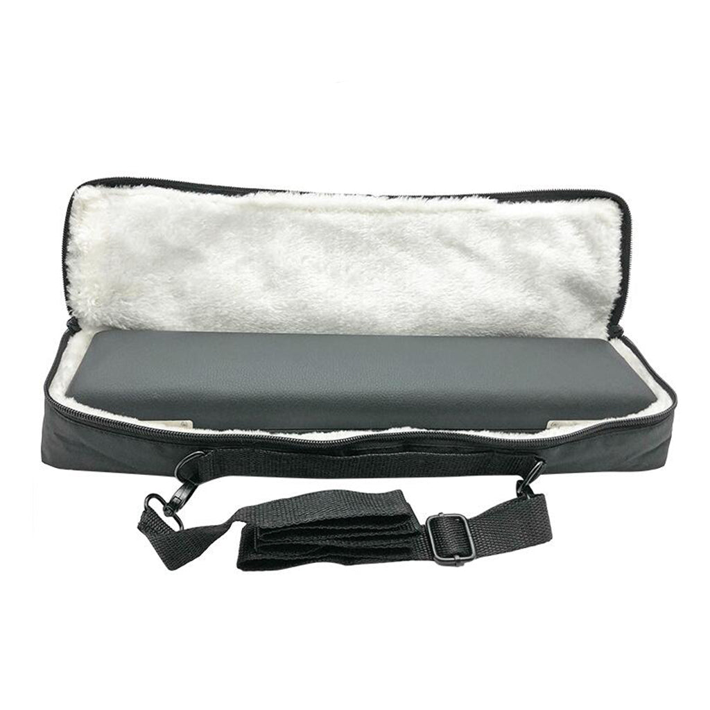 Durable 16 Holes Flute Case Hard Shell Bag Black for 16 Hole Flute Accs