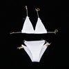 1/6 Swimsuit Bikini for 12inch Hot Toys Female Action Figure  White