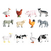 Miniatures Kids Toy Simulation Animal Figures Set for Micro Landscape