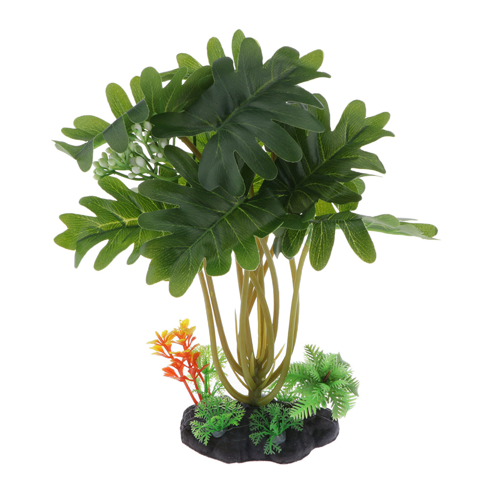 Simulation Artificial Aquarium Plastic Plants Landscaping Fish Tank Decor