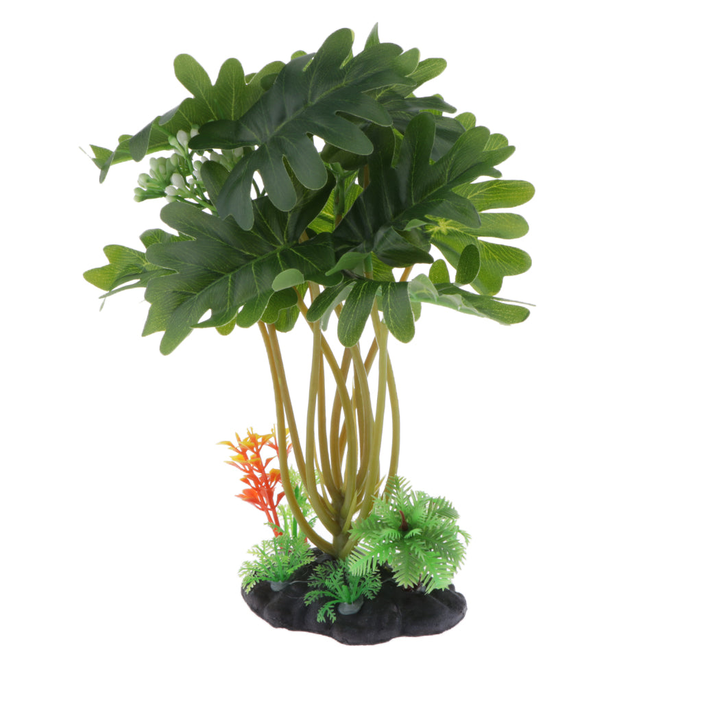 Simulation Artificial Aquarium Plastic Plants Landscaping Fish Tank Decor