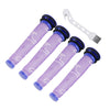 4 Pcs Replacement Pre Filter with Brush Set fit for Dyson V7 V6 V8 DC58 DC59