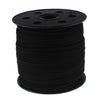 3mm 100yards velvet cord string rope jewelry making supplies Black