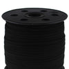 3mm 100yards velvet cord string rope jewelry making supplies Black