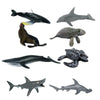 12 Pieces Realistic Sea Life Animal Model Figurine Kids Educational Toys