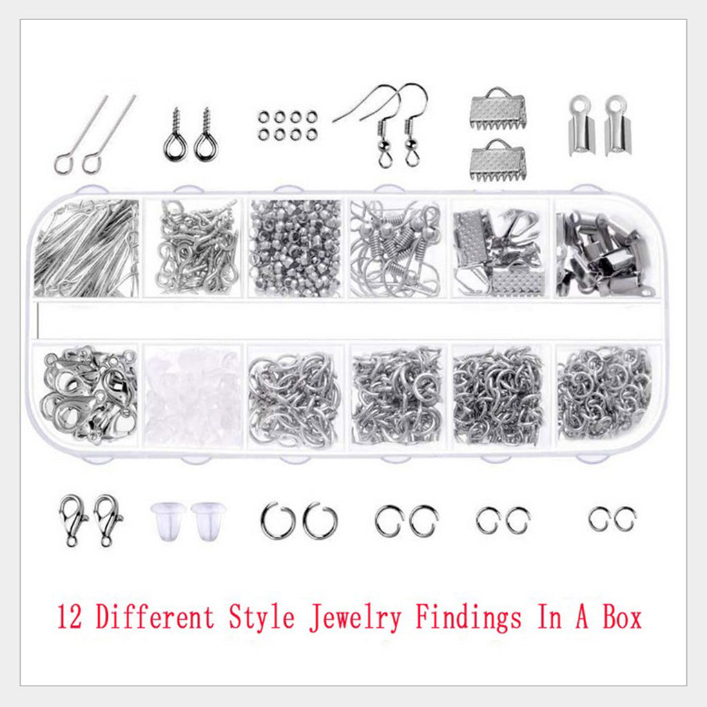 Jewelry Making Supplies Kit with Jewelry Tools, Beading Wires Zipper Case