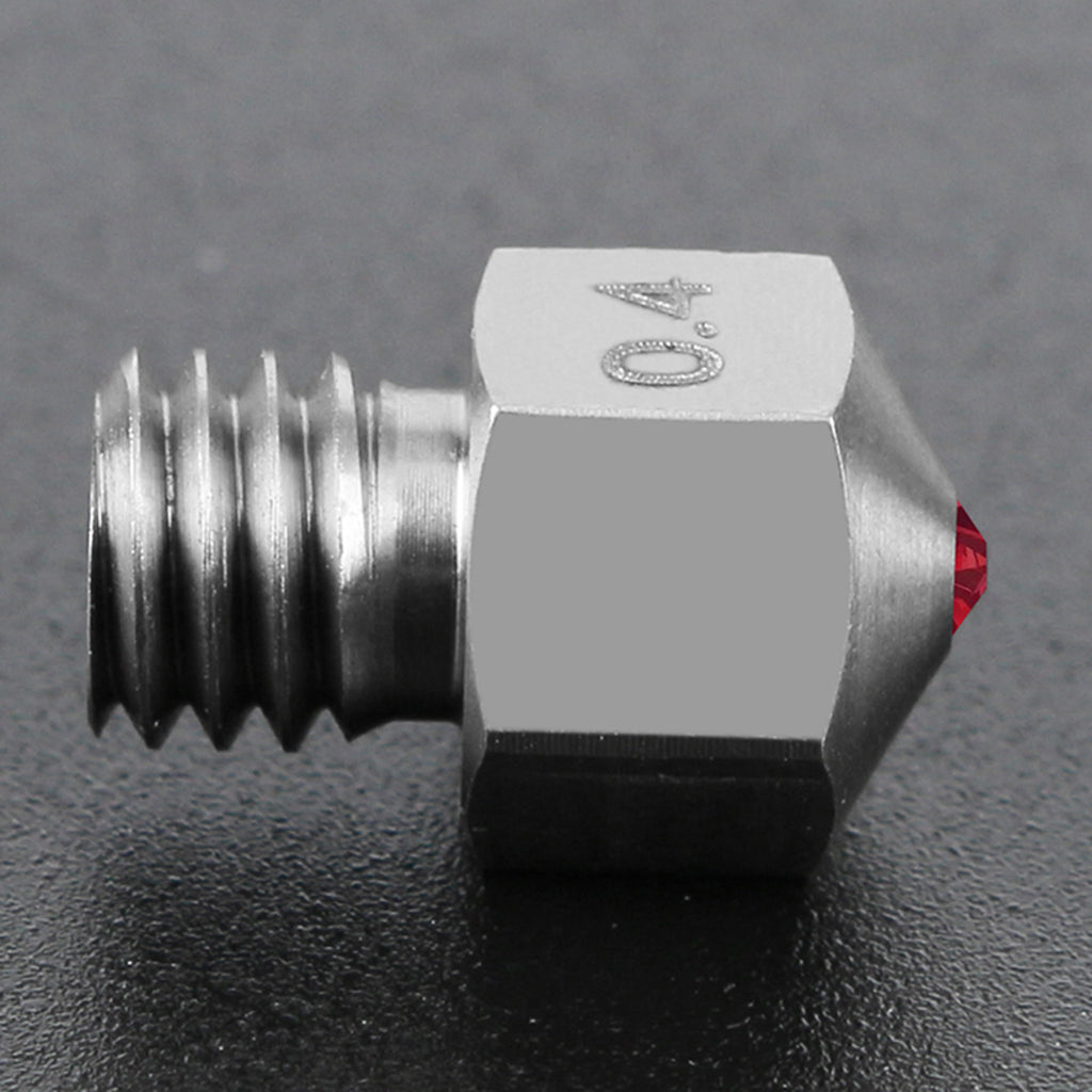 Extruder Ruby Nozzle MK8 0.4mm Nozzles Compatible With PETG ABS PET PEEK